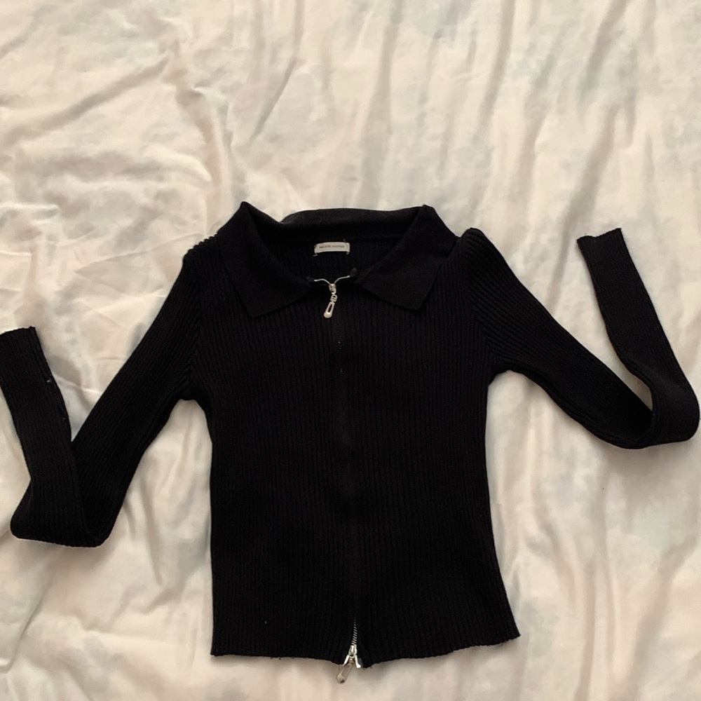 Y2k vibe zipper sweater